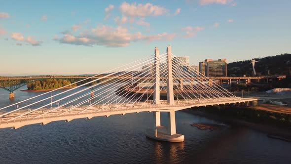 Buildings Video Footage - View Of A Bridge