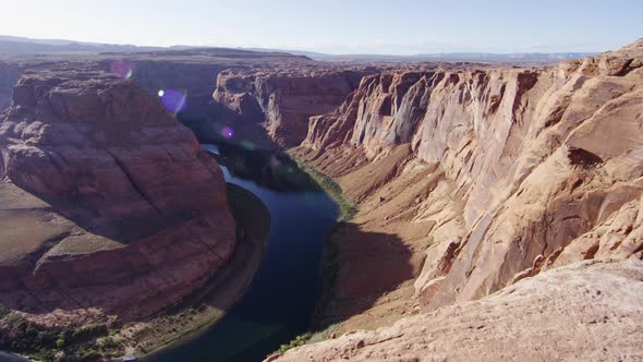 Horseshoe bend on the Colorado river