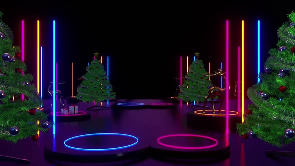 Christmas Neon 04 Hd