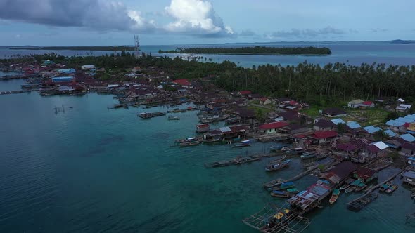 Populatin In Island, Banyak Island Aerial