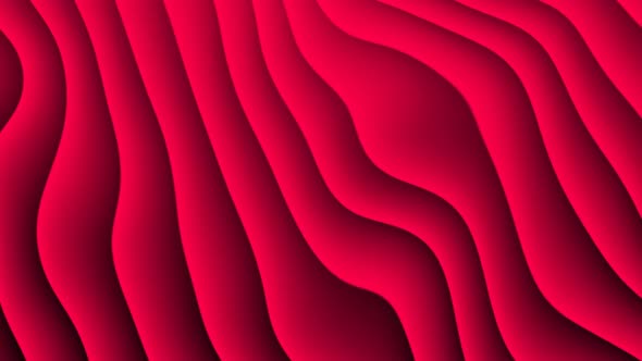 Red Background with wave line