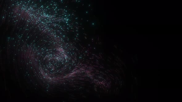 Abstract Glowing Colorful Particles alt