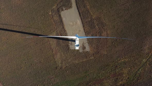 Wind Turbines From a Bird'seye View