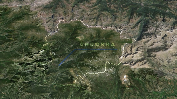 Andorra World Map