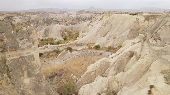 Aerial View Cappadocia Landscape