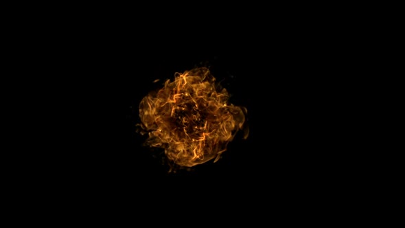 Fire ball explosion, Slow Motion