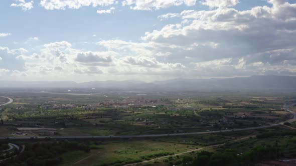 Aerial View Catalonia Spain