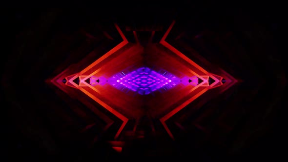 Travel Through The Galaxy Tunnel Vj Loop 4K