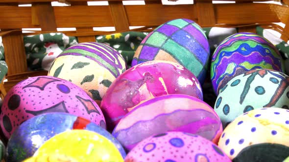 Colorful Easter Paschal Eggs Celebration alt