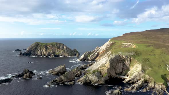 The Amazing Coastline at Port Between Ardara and Glencolumbkille in County Donegal  Ireland
