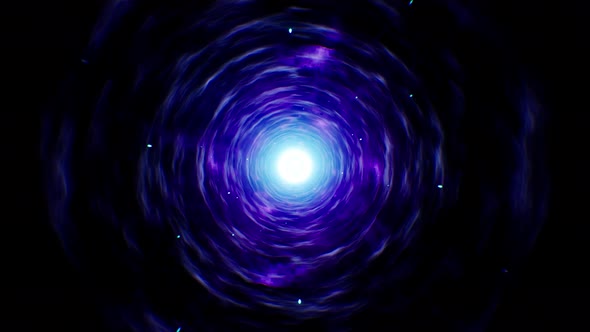 Nebula Space Tunnel Loop 4K
