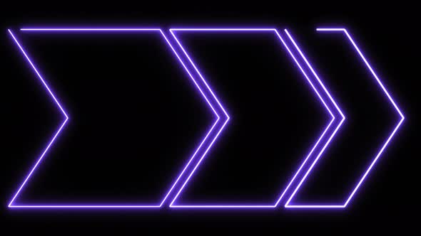 Neon Purple Arrows Background