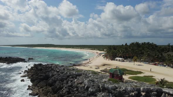 Chen Rio Beach on Cozumel Island in Mexico