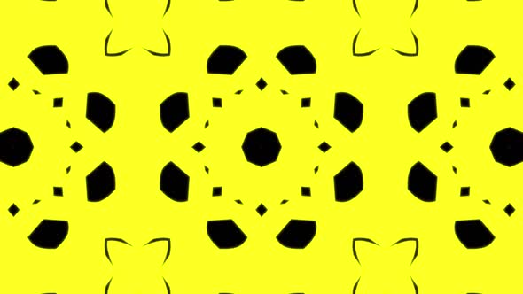 Abstract yellow geometric