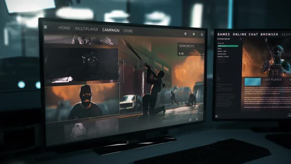 Starting a mission and loading onto the chosen map in the war computer game alt