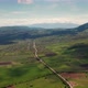 Rural Landscape View of Fields, Mountains, Roads and Villages During Sunny Summer Day - VideoHive Item for Sale