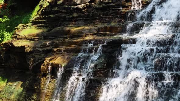 An urban oasis in the middle of Cleveland Ohio the Brandywine falls are part of the Cuyahoga Valley