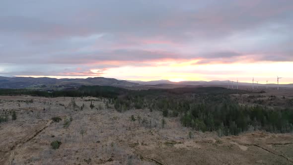 Sunrise Over a Peatbog By Bonny Glen Portnoo in County Donegal  Ireland