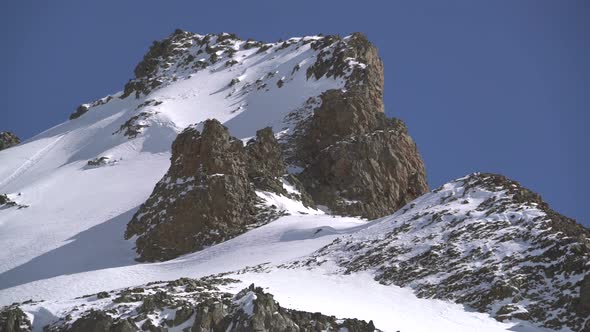 Mountain Peak with Rectangular Square Shape