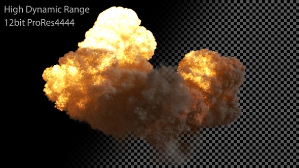 Huge Explosion with Alpha 4K alt