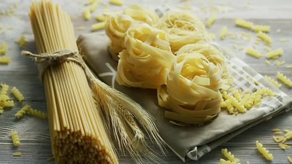 Spaghetti in Shape of Rolls