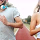 Beautiful Couple Jogging and Fitness Training Outdoor - VideoHive Item for Sale