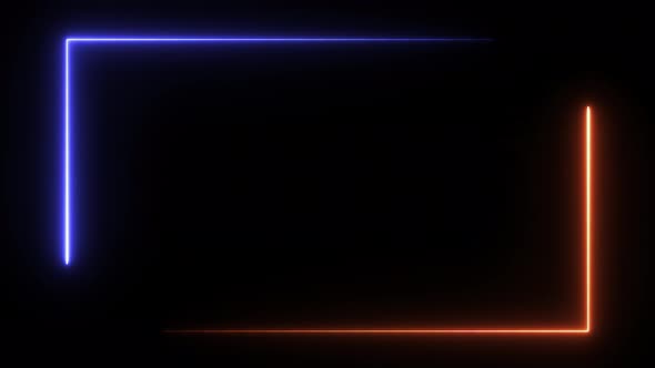 Glowing neon frame abstract background. alt