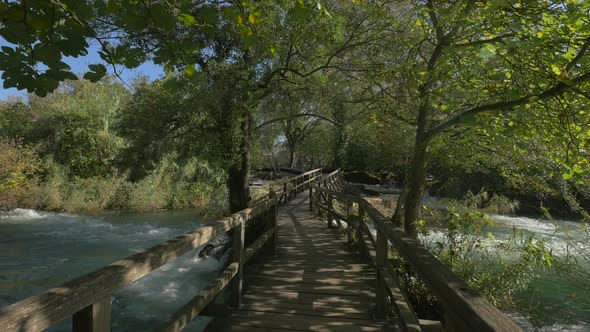 Bridge over a river