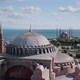 Aerial View of Hagia Sophia Church in Istanbul - VideoHive Item for Sale
