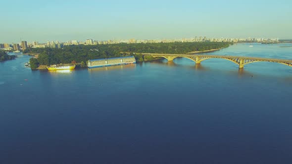 Kiev Cityscape at Sunset