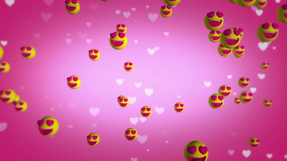 Love Emoji Bg Hd