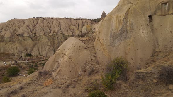 Aerial View Cappadocia Landscape