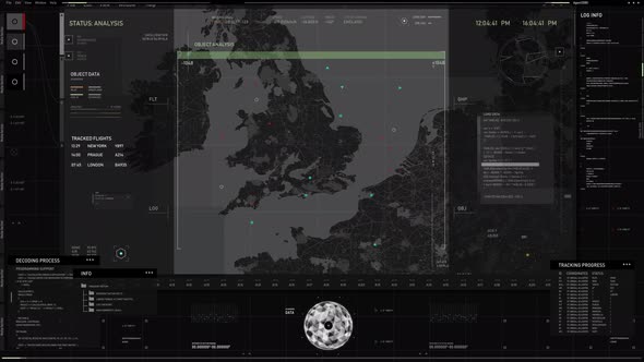 Surveillance Control Interface Starts Search For International Airline Flight alt