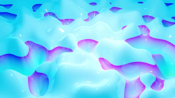 Looped Animation Blue Purple Color Surface