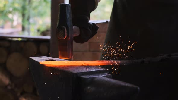 Blacksmith Workshop in Medieval on Street