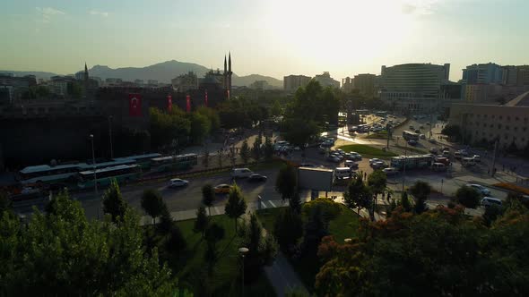 City Center at Sunset