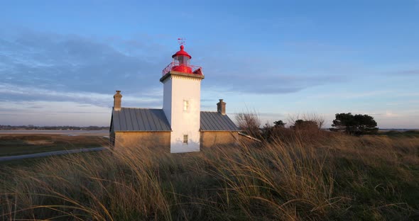 Lighthouse of Agon Coutainville, Cotentin peninsula, France