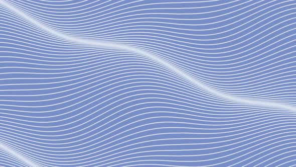 Clean Wavy Animated Lines 4k Background