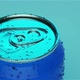 Realistic 3D Animation of the Blue Can of Soda with Water Drops - VideoHive Item for Sale