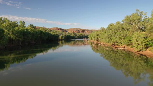 Victoria River Escarpment Gregory National Park Northern Territory Australia 4K Aerial Drone