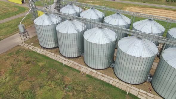 Grain Elevator in Agricultural Zone