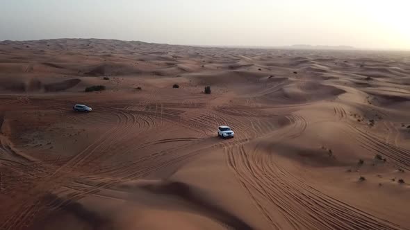 Dubai desert safari - drone footage