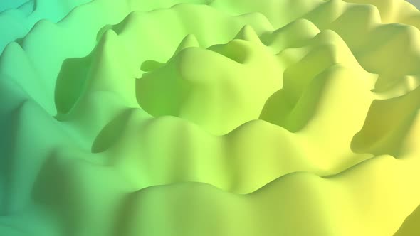 Colorful Liquid Gradient Wax Wave Dynamic Futuristic Shapes Able To Loop Seamless alt