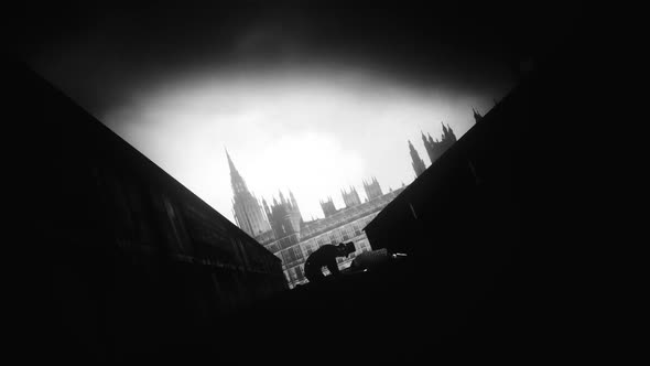 Jack The Ripper Killing A Woman In A Dark Alley