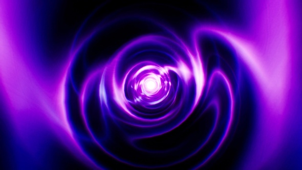 Glowing Purple Energy Rotation Loop 4K