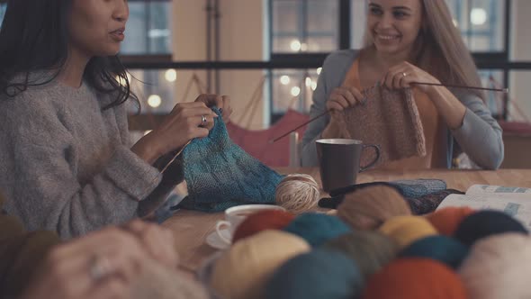 Knitting Women