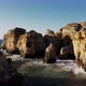 Beach cliffs Portugal aerial view. - VideoHive Item for Sale