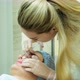 The Cosmetologist Makes Injections on the Client's Face in the Lip Area - VideoHive Item for Sale