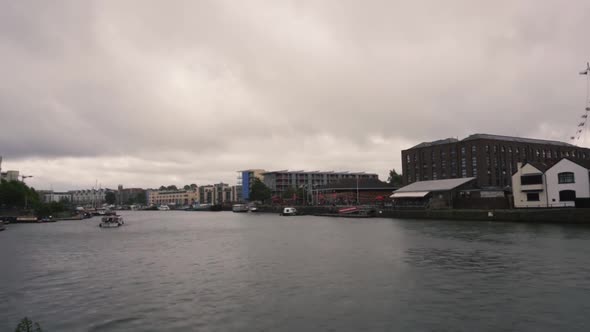 Time lapse of the River Avon in Bristol Harbourside
