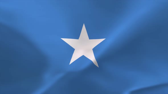 Somalia Waving Flag Animation 4K Moving Wallpaper Background